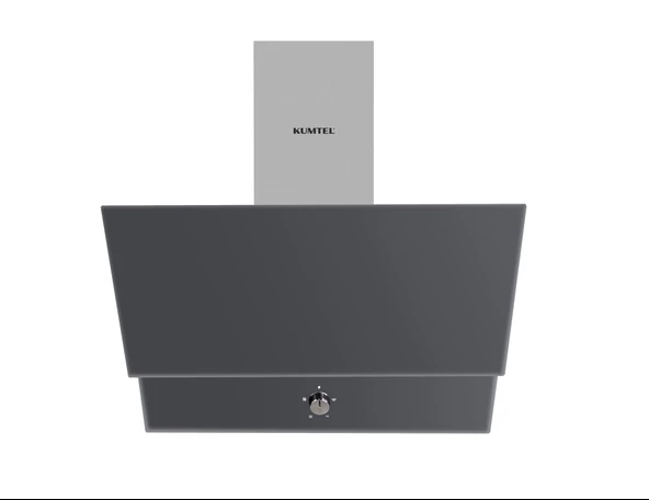 Kumtel Kristal Antrasit ( Gri ) Cam Ankastre Set - 2