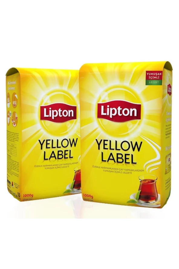 Lipton Yellow Label Dökme Çay 1000 Gr X 2 Adet