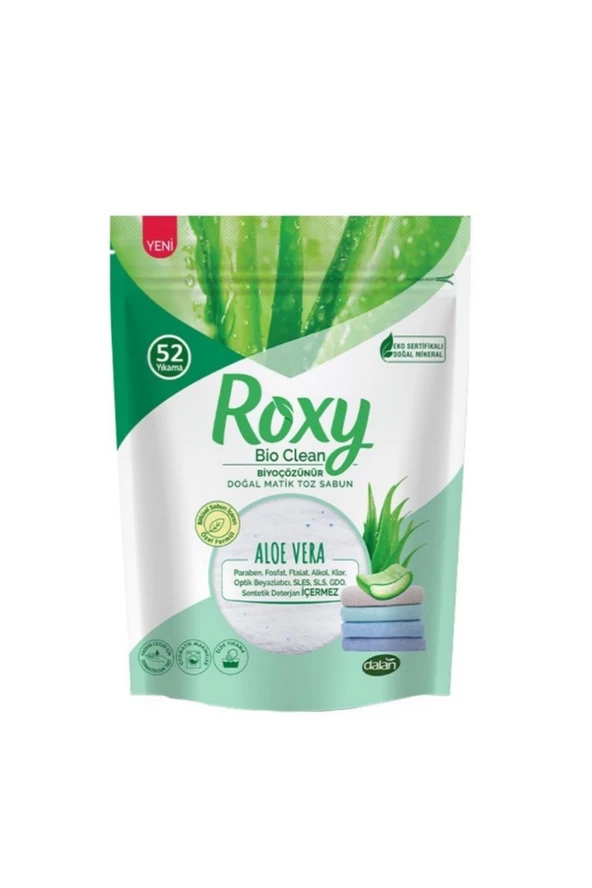 Dalan Roxy Matik Bio Clean Aloe Vera Sabun Tozu 1.6 Kg