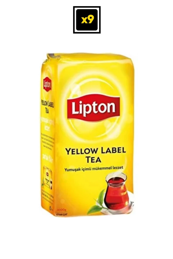 Lipton Yellow Label Çay 1 Kg X 9 Adet