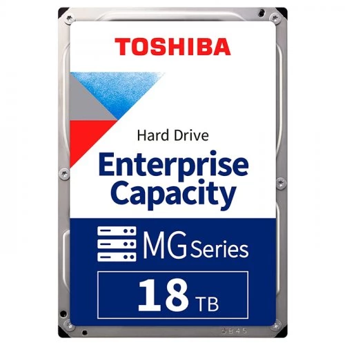 Toshiba 18TB 3.5" MG09ACA18TE SATA 3.0 7200 RPM 7-24 Güvenlik-ENT Harddisk