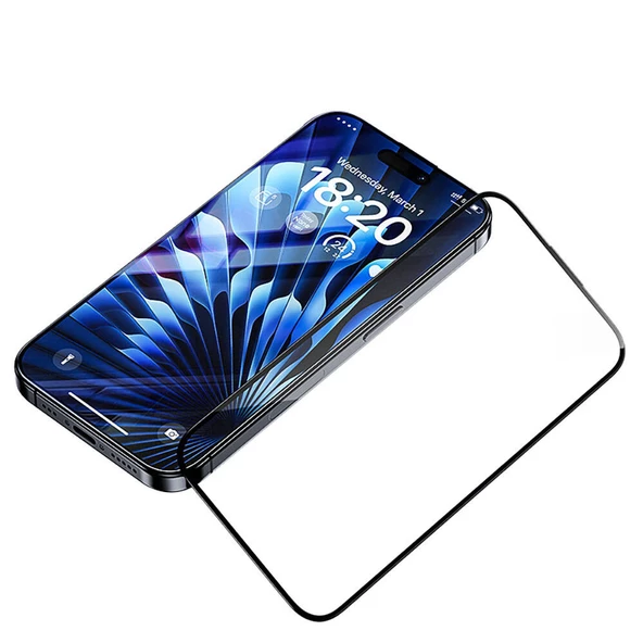 Vendas iPhone 14 Plus Uyumlu Exclusive V-Pro Safir Hardness Tempered Glass Ekran Koruyucu 2 Adet Set - 5