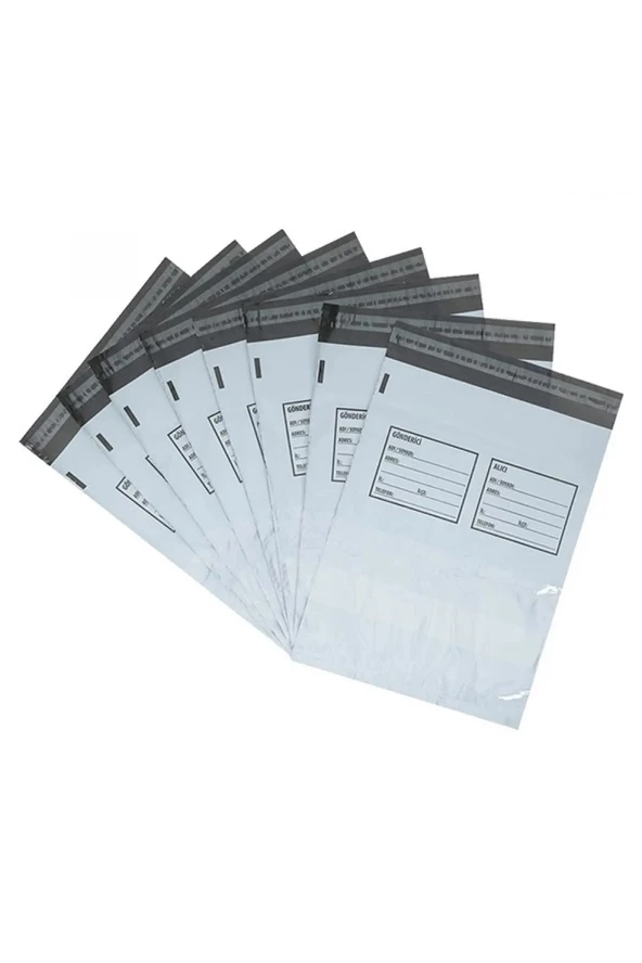 Cepli Küçük Boy Kargo Poşeti 24x30+5 cm - 200 Adet (40+40=80 Mikron) - 2