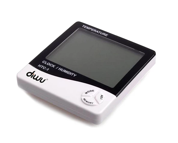 Diwu HTC-1 Saatli Nem Ölçer ve Termometre - 6