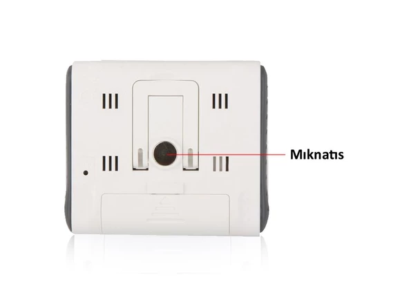 Diwu DC102 İç Mekan  Termometre Nem Ölçer Saat 5 Yıl Garantili - 4