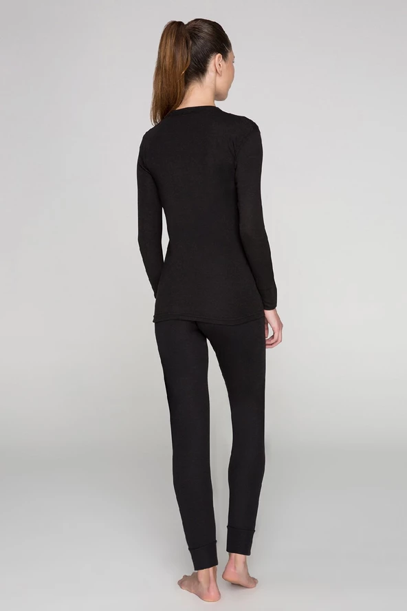 Thermoform Heavy Unisex Termal İçlik Seti Siyah - 5