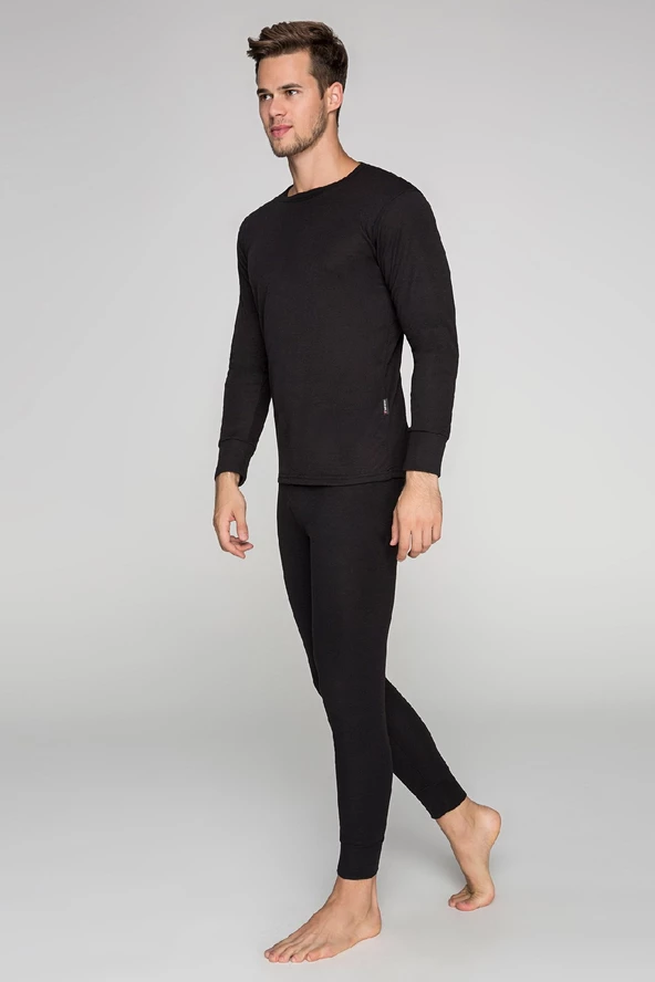 Thermoform Heavy Unisex Termal İçlik Seti Siyah - 4