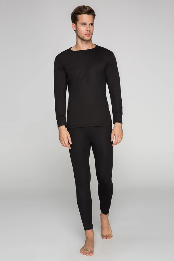 Thermoform Heavy Unisex Termal İçlik Seti Siyah - 2