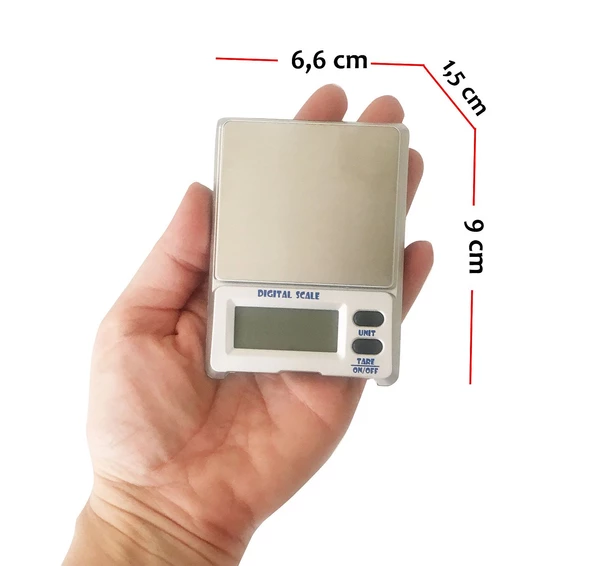 AEK-Tech DS-18 100g 0.01g Hassas Cep Terazi - 6