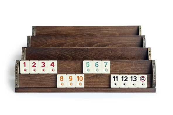 Helena Wood Art VIP El Yapımı Masif Ahşap Okey Takımı - 2