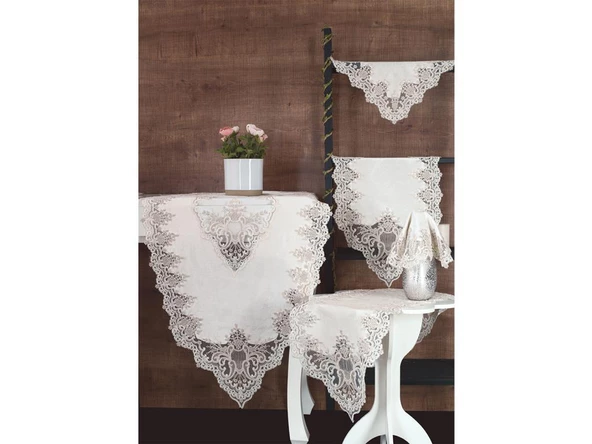 Sümbül Kadife Salon Takımı 5 Parça - 5