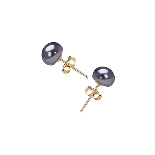 Pigado 925 Ayar Gümüş Beyaz Gerçek İnci Küpe - 5