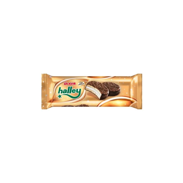 Halley Çikolata Kaplamalı Sandviç Bisküvi 8'Li X 12 Adet