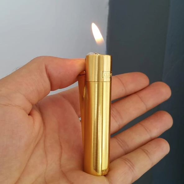 Kutulu Gazlı Metal Gövde Clipper Çakmak