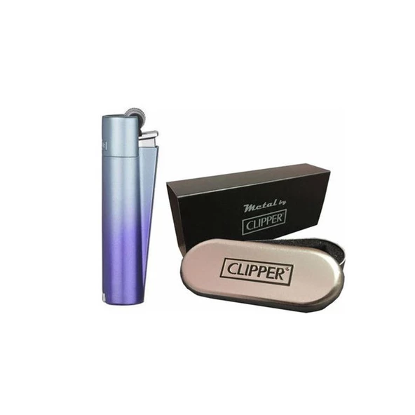 Kutulu Gazlı Metal Gövde Clipper Çakmak - 7