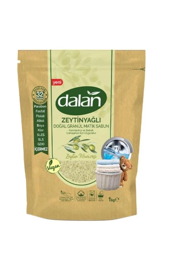 Dalan Zeytinyağlı 1000 gr Doğal Granül Sabun